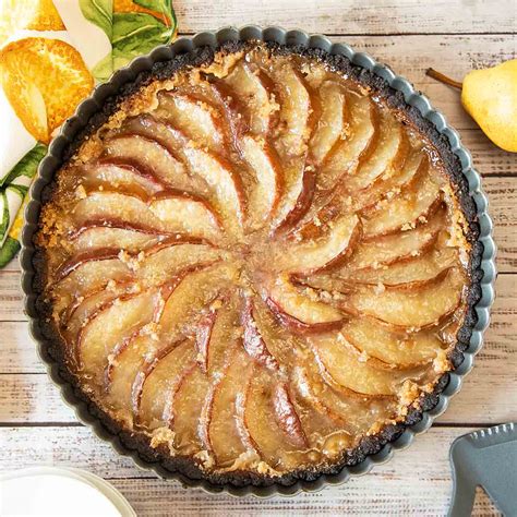 10 minute beautiful french pear tart art of natural living