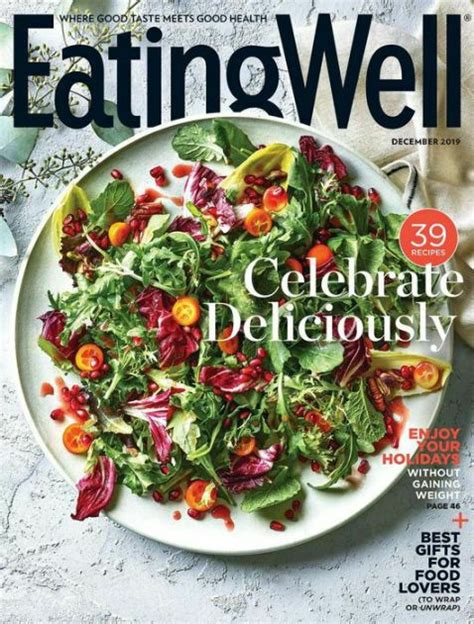 Eating Well Magazine December 2019 Eating Well Magazine Dash Diet