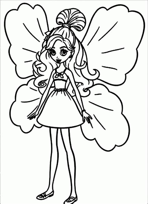 Barbie Thumbelina 30 Coloring Page For Kids Free Barbie Thumbelina