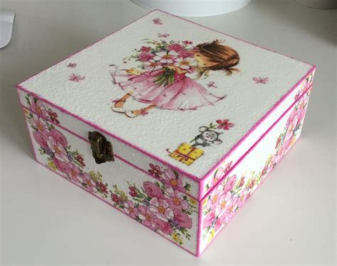 Disorder on the work desk of the painter. Keepsake box altered with napkins. | Decoupage art ...