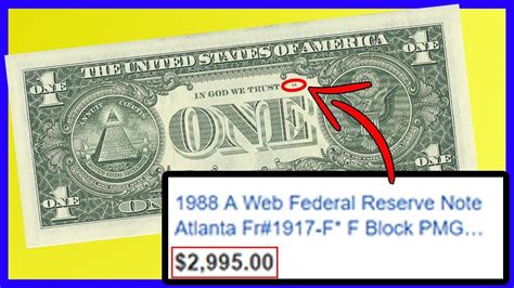 1 Bill Worth Thousands Check If You Have One Now Rare Dollar Bills