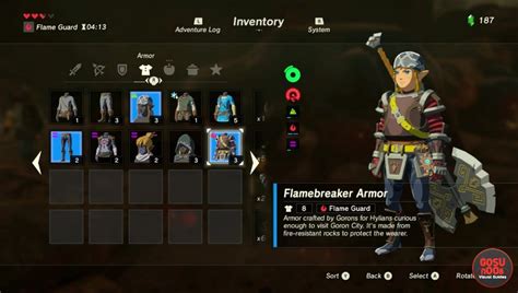 Mar 03, 2017 · in the legend of zelda: Zelda Breath of The Wild Heat & Lava Resistance Armor ...