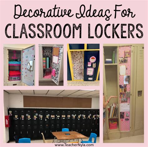 How To Decorate Classroom Lockers Nylas Crafty Teaching