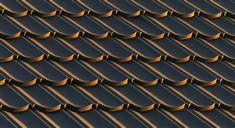 Roof Shingle Pattern Royalty Free Stock Photo
