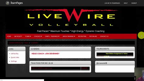 Livewire Website Youtube