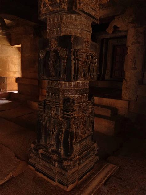 Oc A Beautiful Pillar Found In An Underground Temple In The Ruins Of