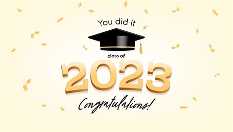 Lo Hiciste Pancarta De La Ceremonia De Graduación Clase De 2023