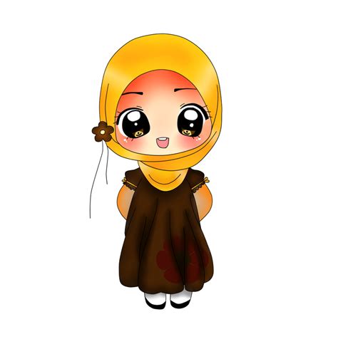 Animasi Best Friend Hijab Png Terbaru