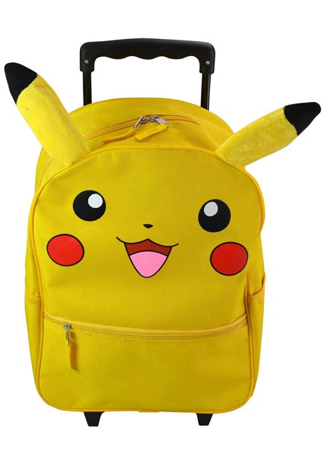 Pokemon Pikachu 16 Rolling Backpack