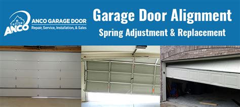 Garage Door Alignment And Track Repair Anco Overhead Door