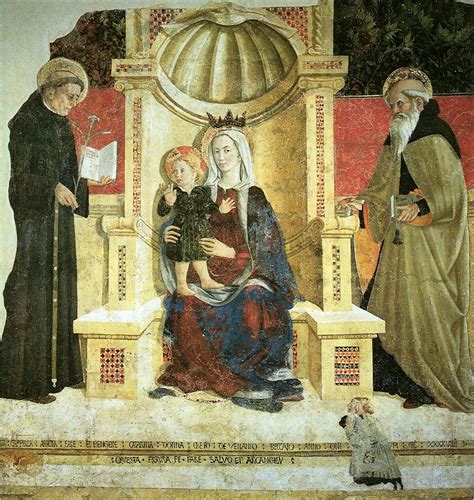 Girolamo Di Giovanni Madonna In Trono E Santi Camerino Museo Diocesano
