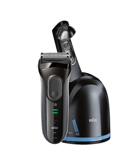 Braun Series 3 Proskin Washable Electric Shaver Black With Clean