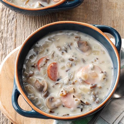 Wild Rice Mushroom Soup Recipe Taste Of Home