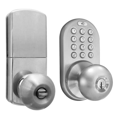 Home Indoor Durable Electronic Touchpad Keyless Entry Door Lock Satin