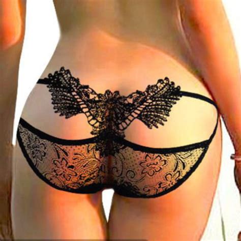 Underwear Lace Panties Sexy Lingerie Black Wheretoget