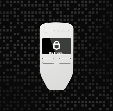 Trezor One Hardware Wallet Crypto Currency Wallet For Bitcoin Ethereum