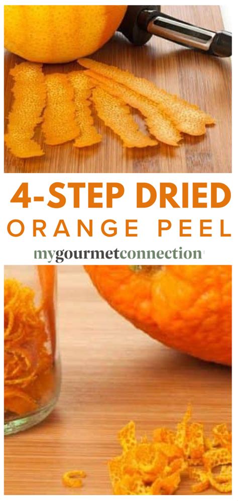 Dried Orange Peel Makes A Delicious Piquant Addition To A Wide Variety