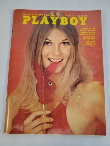 Vtg Playboy Magazine Back Issue March Playmate Cynthia Hall