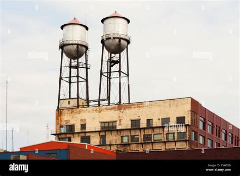 Water Towers Downtown Duluth Minnesota Stock Photo Alamy