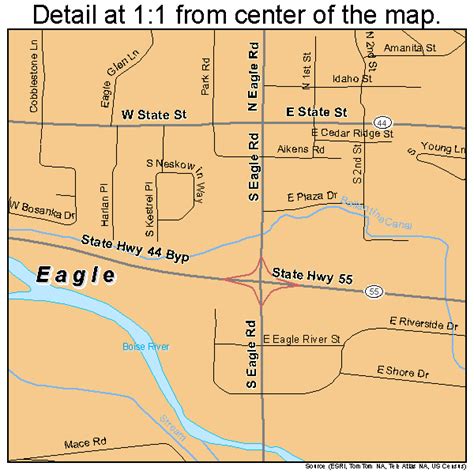 Eagle Idaho Street Map 1623410