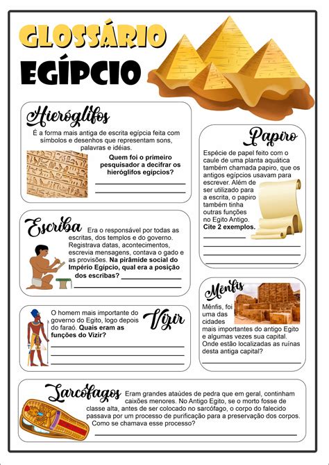 Atividade Sobre O Egito
