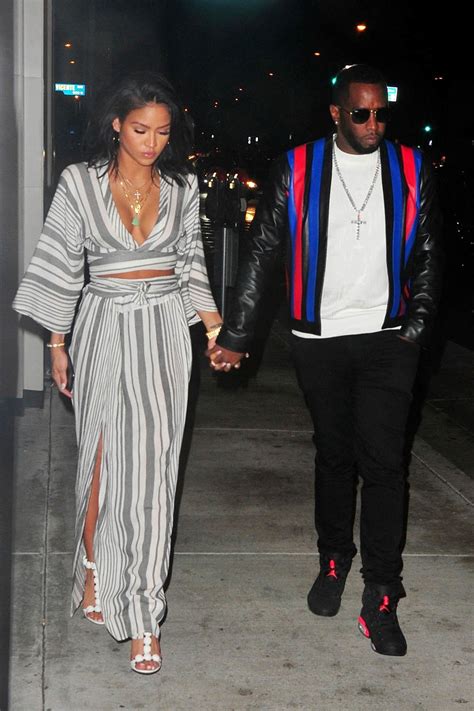 Sean Puffy Combs And Cassie Ventura At Catch La For Dinner Sandra Rose