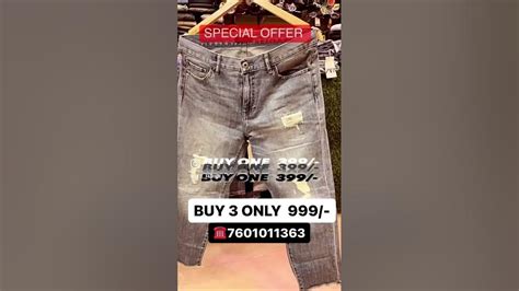 Special Offer Buy 3 Jeans 999 Only Branded Jeans Youtube