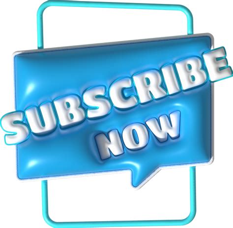 Illustration 3d Subscribe Icon Subscribe Button 3d Element 23354721 Png