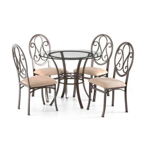 Southern Enterprises Lucianna Brown Dining Table With Glass Top Dn1490 Bellacor Dark Brown