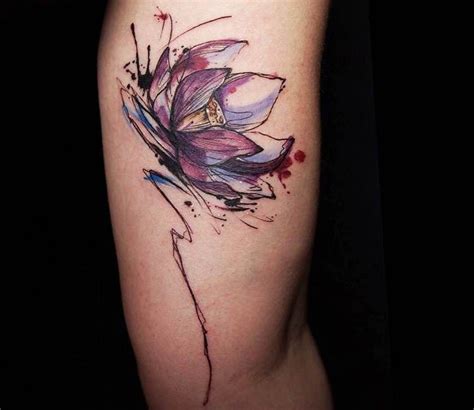 Lotus Flower Tattoo By Tattooer Nadi Post 15708 Tattoos For Daughters Tattoo Style Trendy