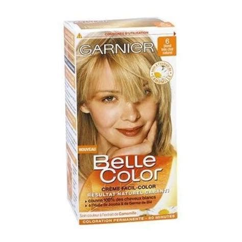 GARNIER Belle color Coloration 06 blond très clair x1 Cdiscount Au