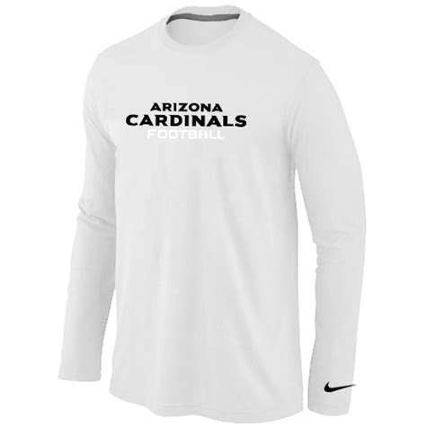 Nike Arizona Cardinals Authentic Logo Long Sleeve T Shirt Dgrey On