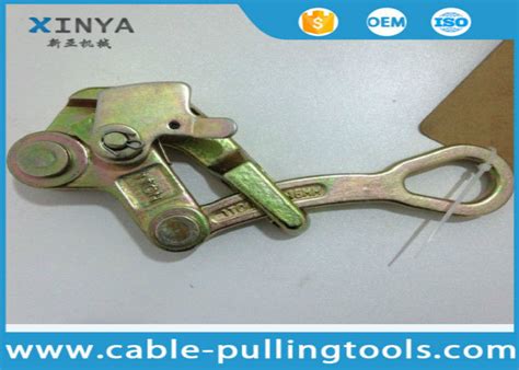 steel pulling grip come along clamp for acsr or aac wire rope grip