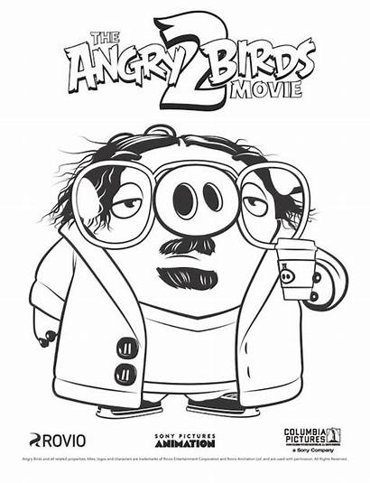 Angry Birds Coloring Pages Printable Printables Bird
