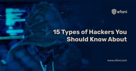 15 Types Of Hackers You Should Know About