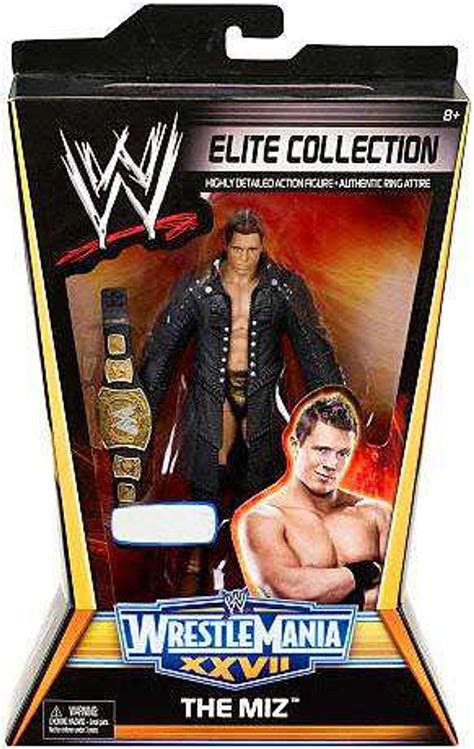 Wwe Wrestling Elite Wrestlemania 27 The Miz Exclusive Action Figure Mattel Toys Toywiz