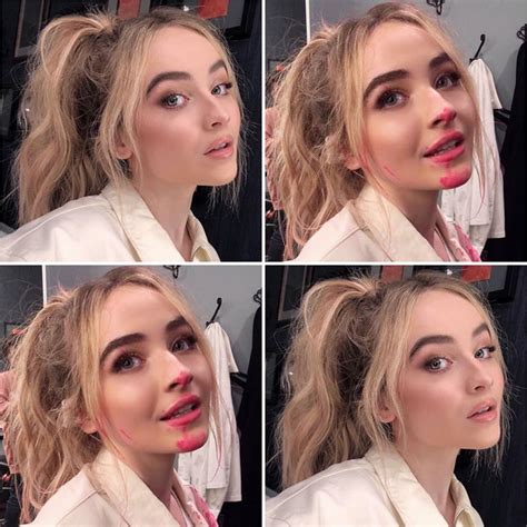 2018 Sabrina Carpenter Before And After Photos By Make Up Artist Allan Avendaño On The Late