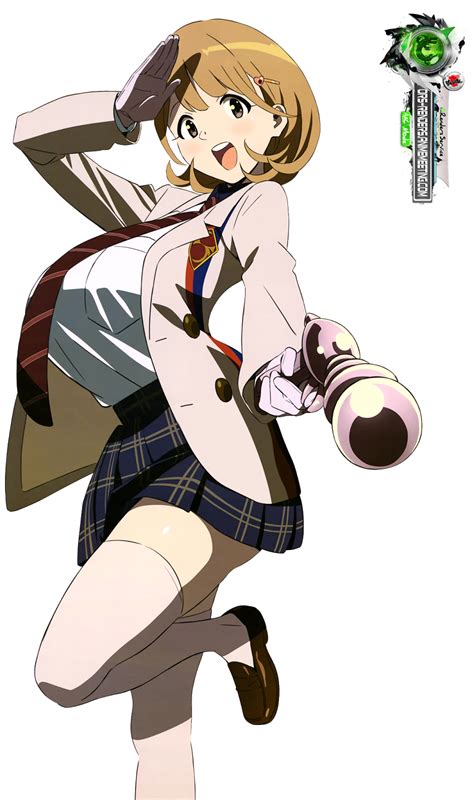 Occultic Nine Narusawa Ryouka Mega Cute Shooter HD Render ORS Anime