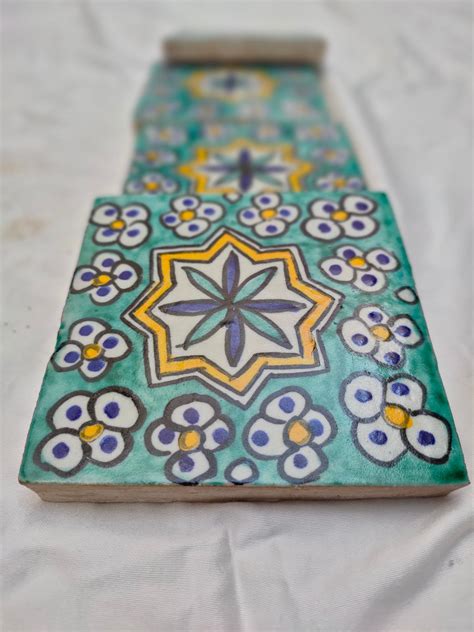 44 Moroccan Tiles Hand Painted Moroccan Tiles Etsy Australia