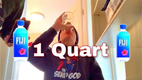 Chugging 1 Quart Of Water Youtube
