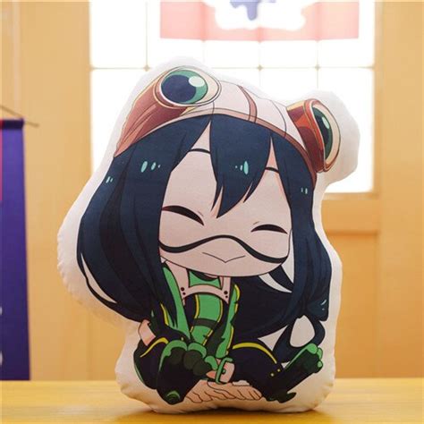 Anime My Hero Academia Tsuyu Asui Soft Stuffed Plush Pillow