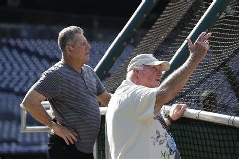 Former Phillies Managers Charlie Manuel And Larry Bowa Baseballs Odd