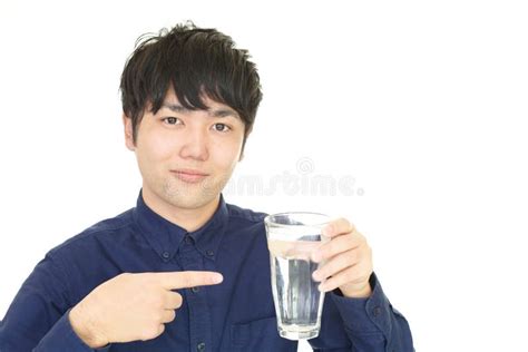 Man Drinking Water Stock Photo Image Of Drink Happiness 109225916