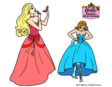 Dibujo De Barbie En Clase De Protocolo Pintado Por En Dibujos Net El D A A Las