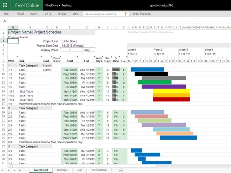 Gantt Chart Excel Template Free Excel Spreadsheet Gantt Chart Template