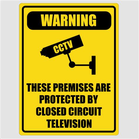 Warning Cctv Sign