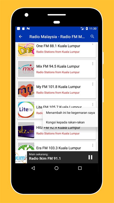 Watch live streaming malaysia tv channels & listen to malaysia live radio stations, all in one little application! Radio Malaysia - Radio FM Malaysia - Online Radios for ...