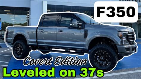 2022 Ford F 350 Lariat Super Duty Leveled On 37s Custom Covert Edition