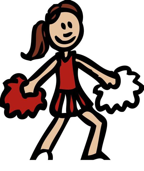 Cheerleader Cartoon Clipart 20 Free Cliparts Download Images On