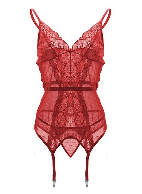 Womens Erotic Lingerie Sexy Lace Perspective Temptation Sexy Suspende